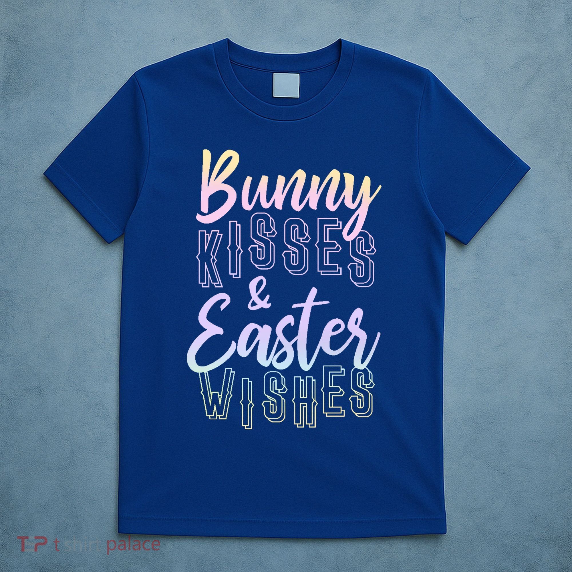 Bunny Kiss And Easter Wishes Cute T-Shirt