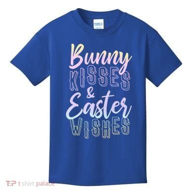 Bunny Kiss And Easter Wishes Cute Kids T-Shirt