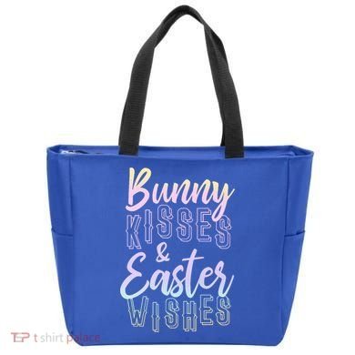 Bunny Kiss And Easter Wishes Cute Tote Bag