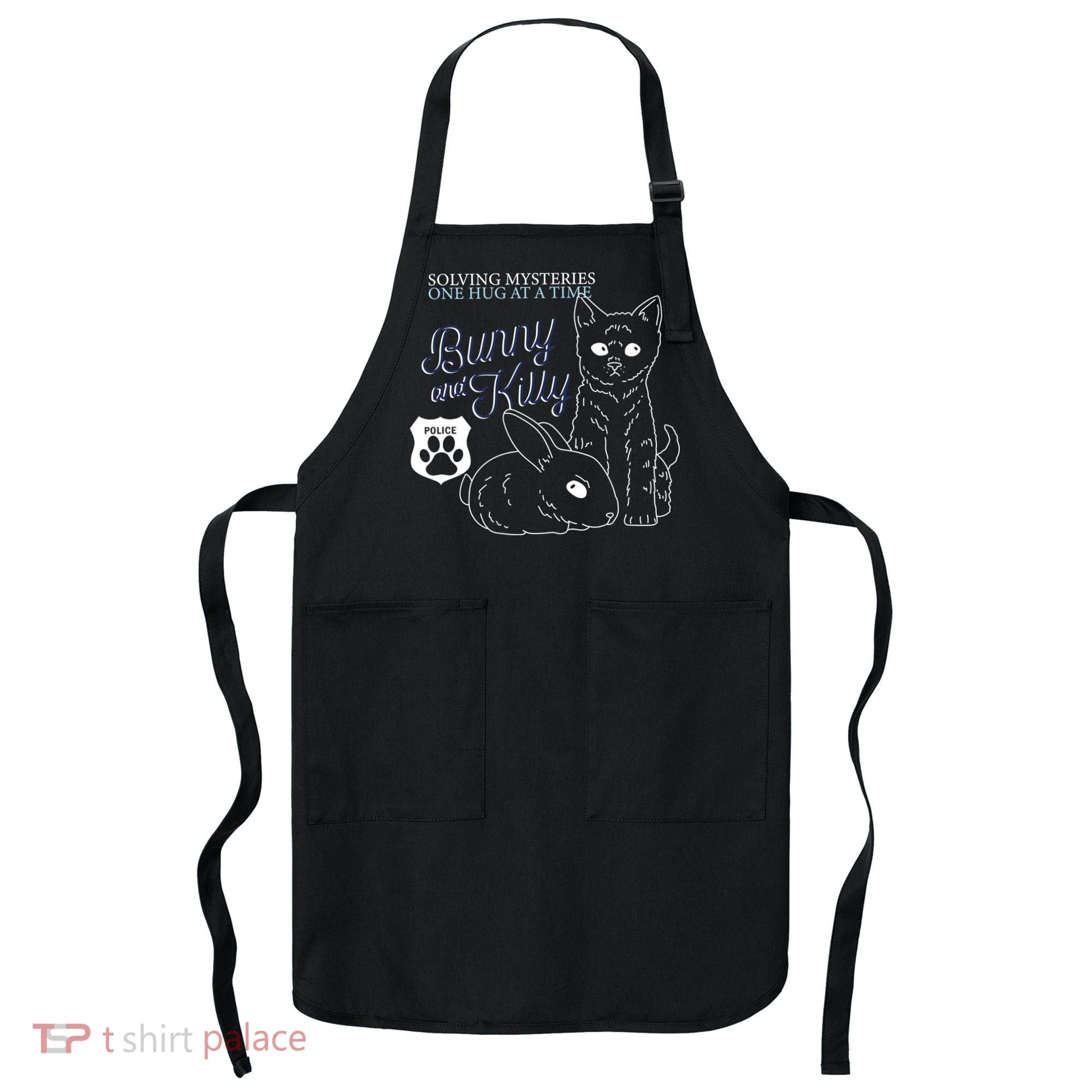 Bunny Kitty Police Solving Mysteries One Hug At A Time Apron