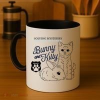 Bunny Kitty Police Solving Mysteries One Hug At A Time Coffee Mug thumb 4