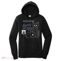 Bunny Kitty Police Solving Mysteries One Hug At A Time Women's Hoodie thumb 0