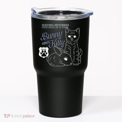Bunny Kitty Police Solving Mysteries One Hug At A Time Tumbler