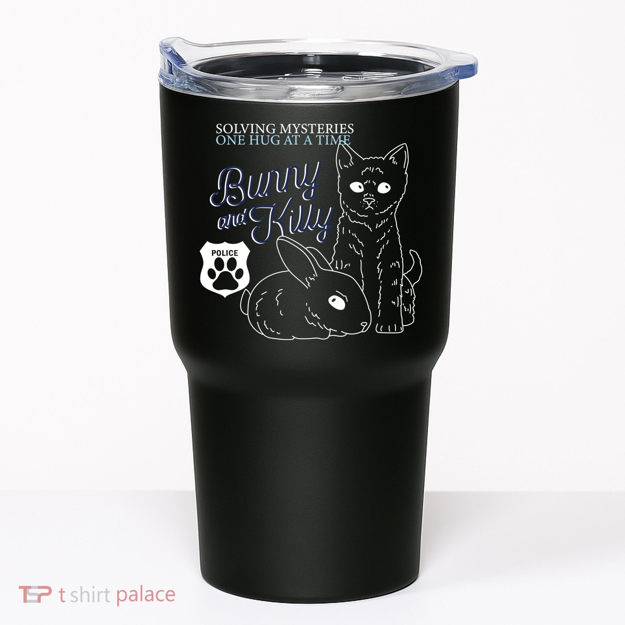 Bunny Kitty Police Solving Mysteries One Hug At A Time Tumbler