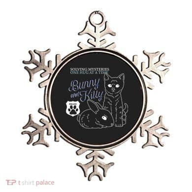 Bunny Kitty Police Solving Mysteries One Hug At A Time Ornament