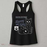 Bunny Kitty Police Solving Mysteries One Hug At A Time Women's Tank Top thumb 3