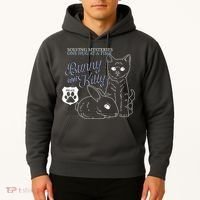 Bunny Kitty Police Solving Mysteries One Hug At A Time Hoodie thumb 2