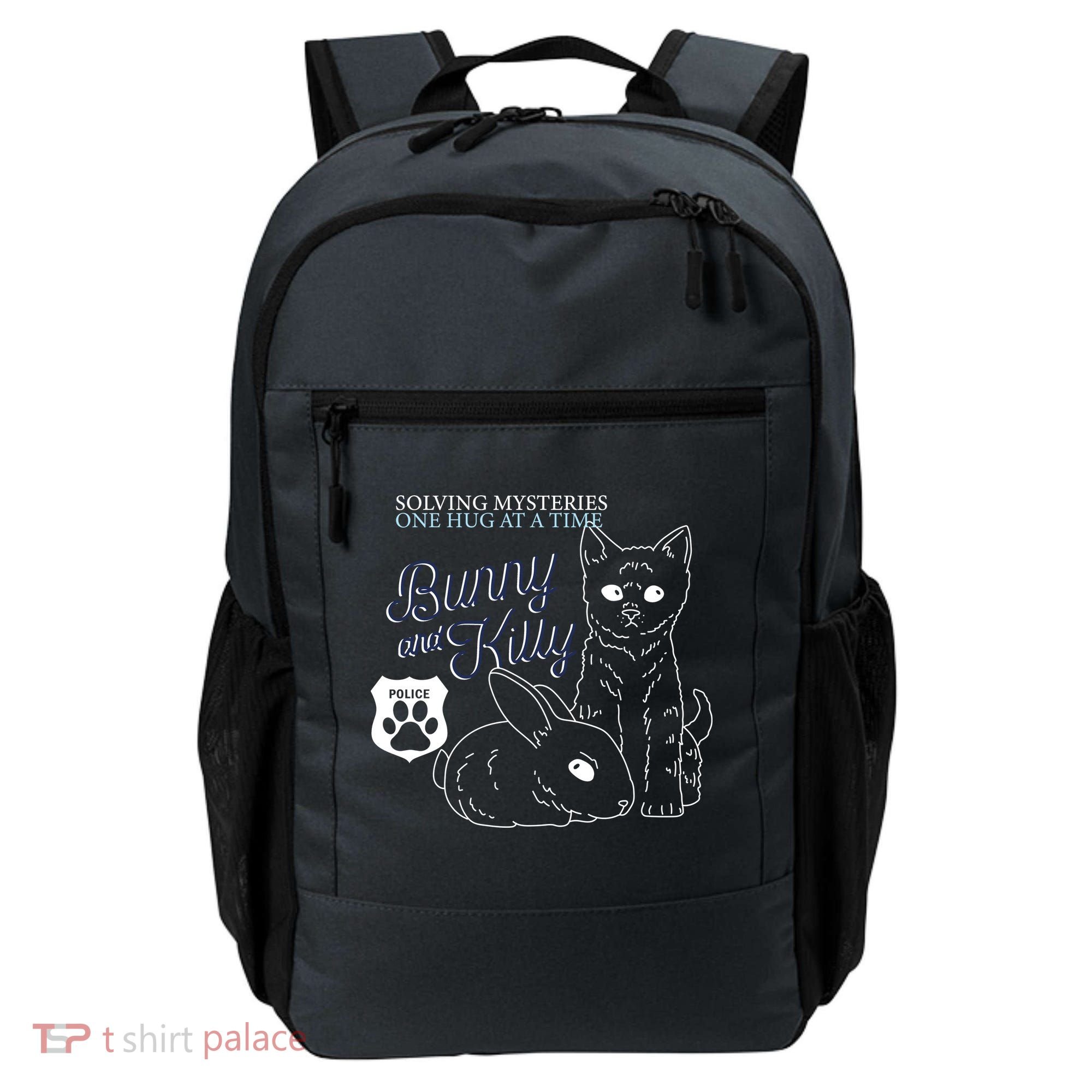 Bunny Kitty Police Solving Mysteries One Hug At A Time Backpack