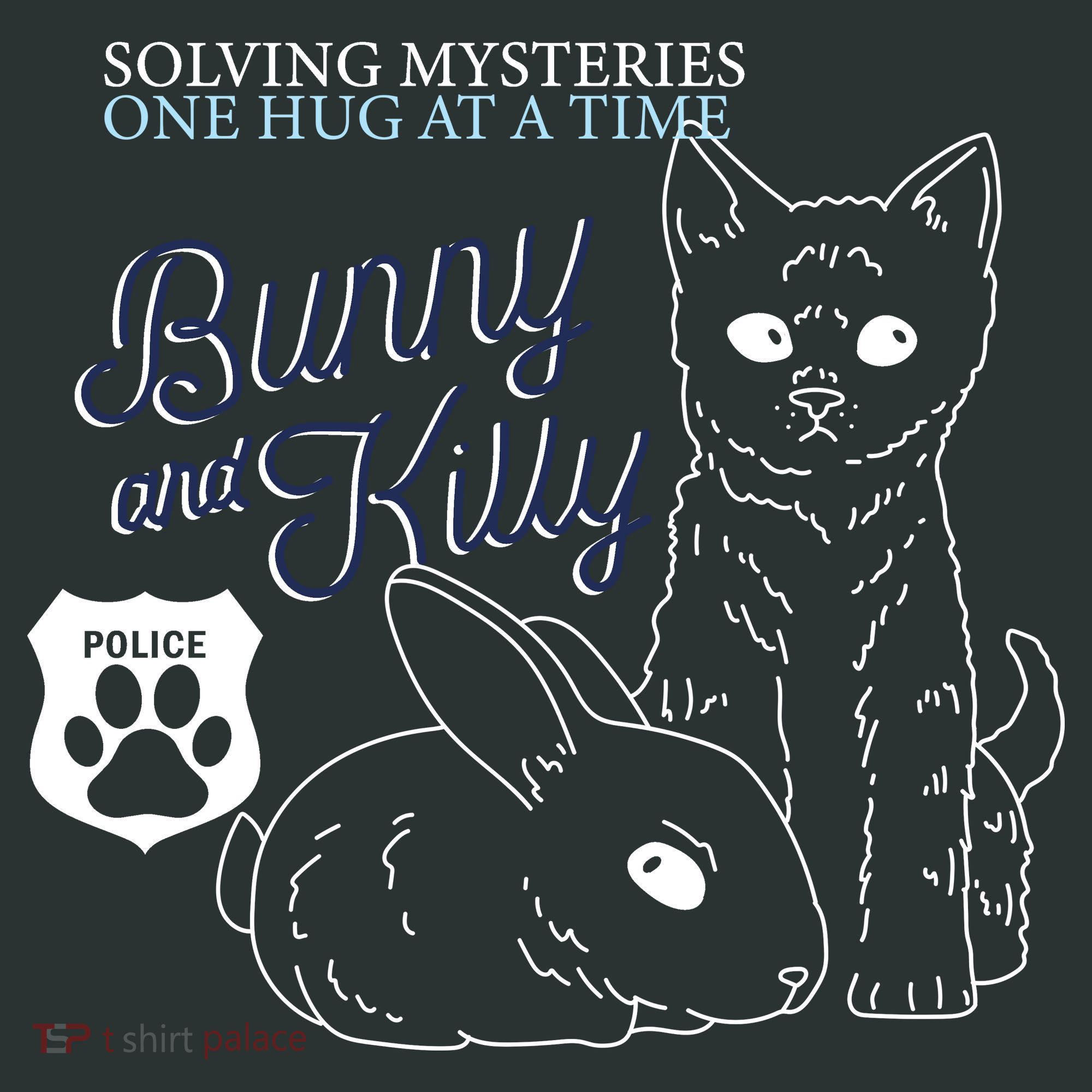 Bunny Kitty Police Solving Mysteries One Hug At A Time Mousepad