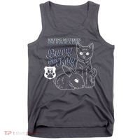 Bunny Kitty Police Solving Mysteries One Hug At A Time Tank Top thumb 0