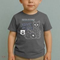 Bunny Kitty Police Solving Mysteries One Hug At A Time Toddler T-Shirt thumb 2