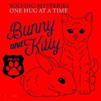 Bunny Kitty Police Solving Mysteries One Hug At A Time Santa Hat thumb 1