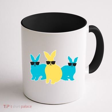 Bunny Squad Coffee Mug back