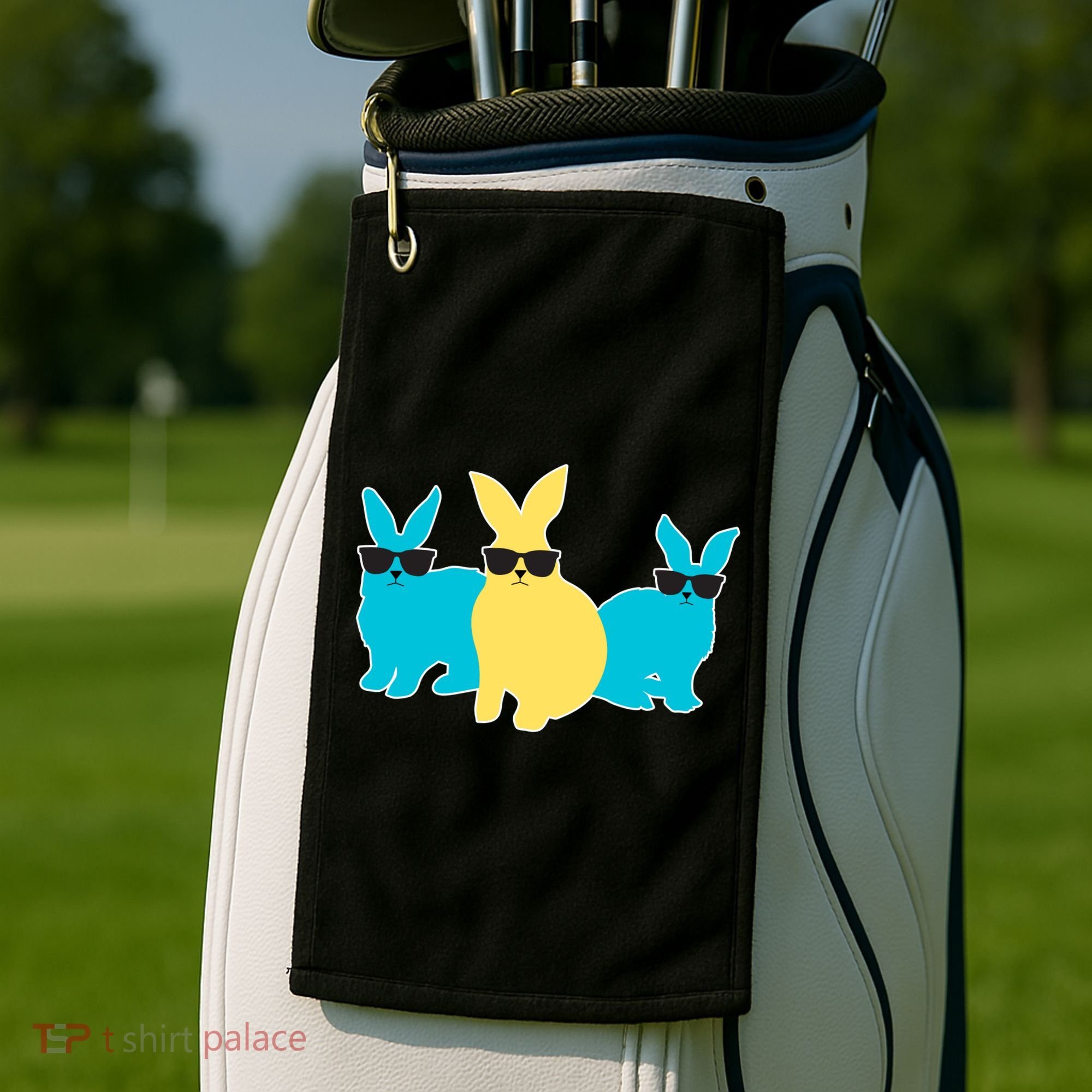 Bunny Squad Golf Towel