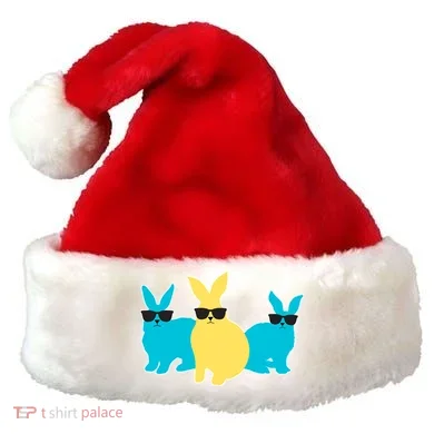 Bunny Squad Santa Hat