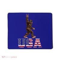 Bigfoot Usa Patriotic For Sasquatch Rock On Mousepad thumb 0