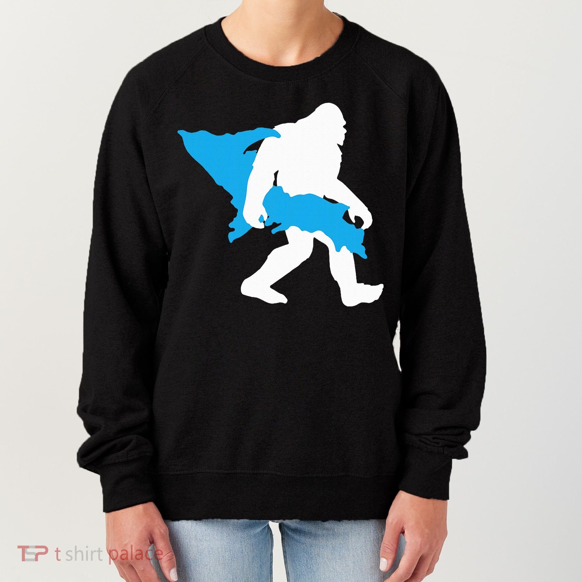 Bigfoot Upper Peninsula Funny Sasquatch Up Mi Women's Sweatshirt