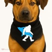Bigfoot Upper Peninsula Funny Sasquatch Up Mi USA-Made Doggie Bandana thumb 1