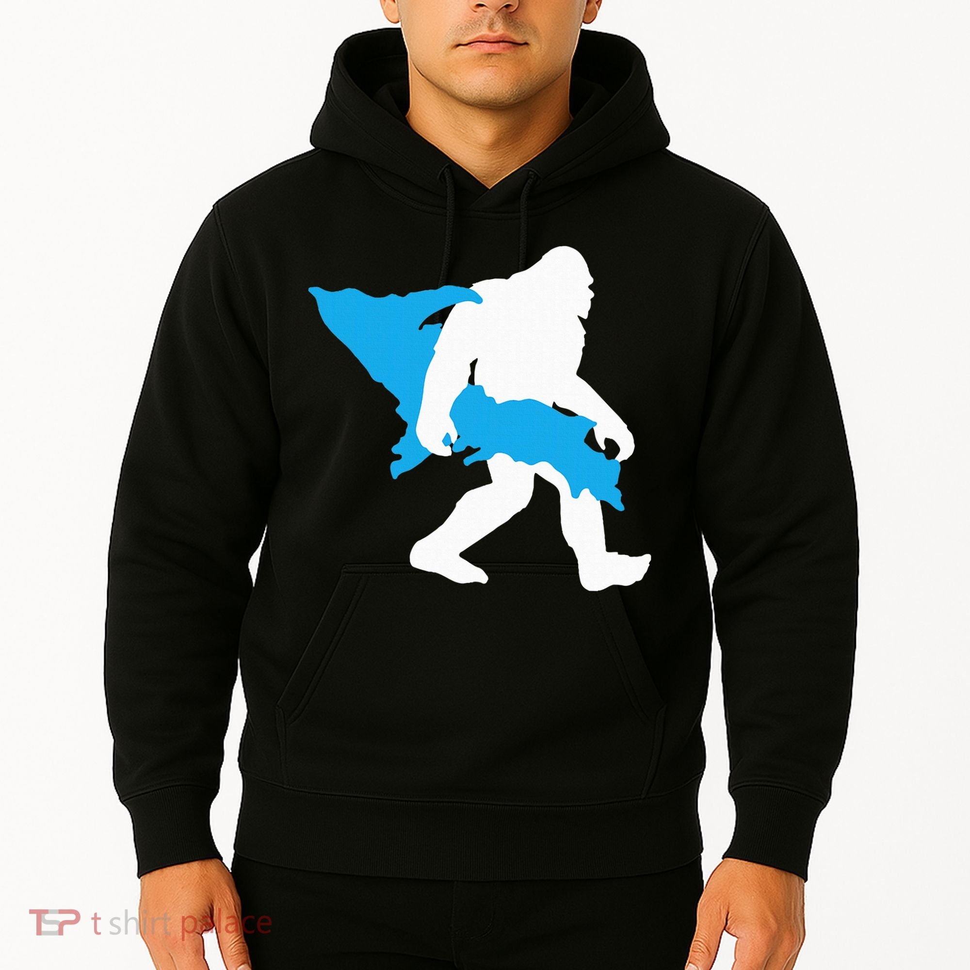 Bigfoot Upper Peninsula Funny Sasquatch Up Mi Hoodie