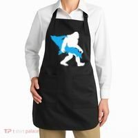 Bigfoot Upper Peninsula Funny Sasquatch Up Mi Apron thumb 2