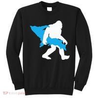 Bigfoot Upper Peninsula Funny Sasquatch Up Mi Sweatshirt thumb 0