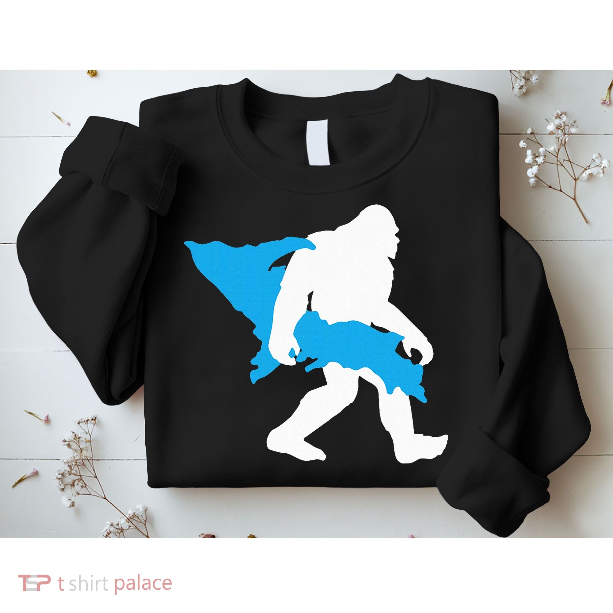 Bigfoot Upper Peninsula Funny Sasquatch Up Mi Sweatshirt