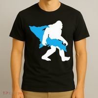 Bigfoot Upper Peninsula Funny Sasquatch Up Mi T-Shirt thumb 3