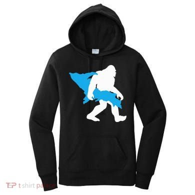 Bigfoot Upper Peninsula Funny Sasquatch Up Mi Women's Hoodie