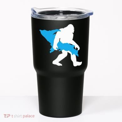 Bigfoot Upper Peninsula Funny Sasquatch Up Mi Tumbler