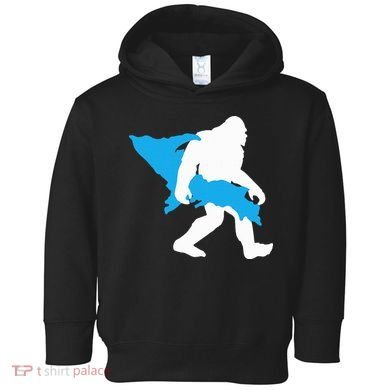 Bigfoot Upper Peninsula Funny Sasquatch Up Mi Toddler Hoodie