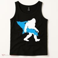Bigfoot Upper Peninsula Funny Sasquatch Up Mi Tank Top thumb 2