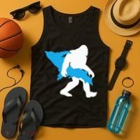 Bigfoot Upper Peninsula Funny Sasquatch Up Mi Tank Top thumb 4