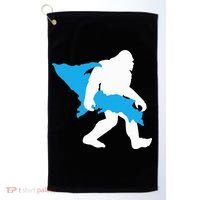 Bigfoot Upper Peninsula Funny Sasquatch Up Mi Golf Towel thumb 0