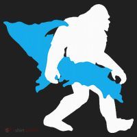 Bigfoot Upper Peninsula Funny Sasquatch Up Mi Golf Towel thumb 3