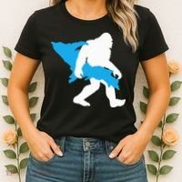 Bigfoot Upper Peninsula Funny Sasquatch Up Mi Women's T-Shirt thumb 2