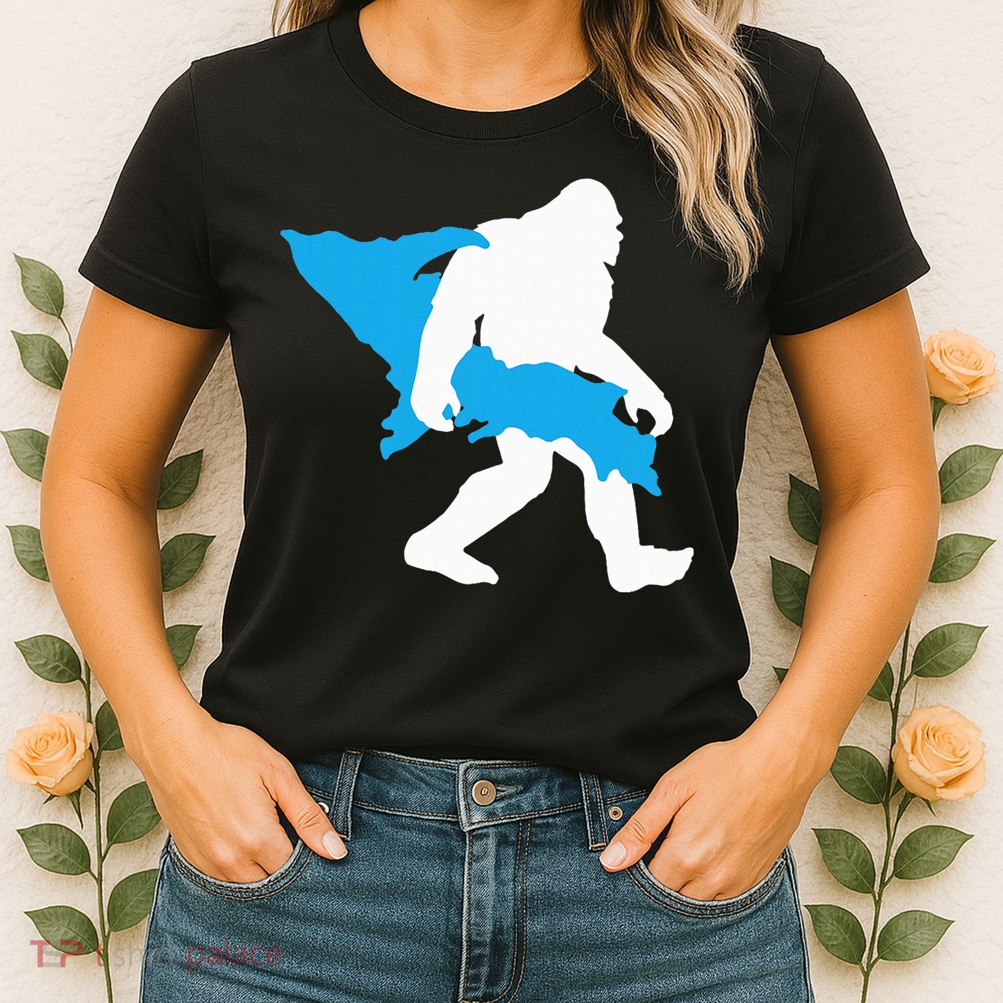 Bigfoot Upper Peninsula Funny Sasquatch Up Mi Women's T-Shirt