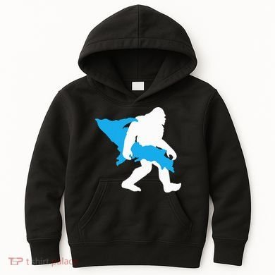 Bigfoot Upper Peninsula Funny Sasquatch Up Mi Kids Hoodie