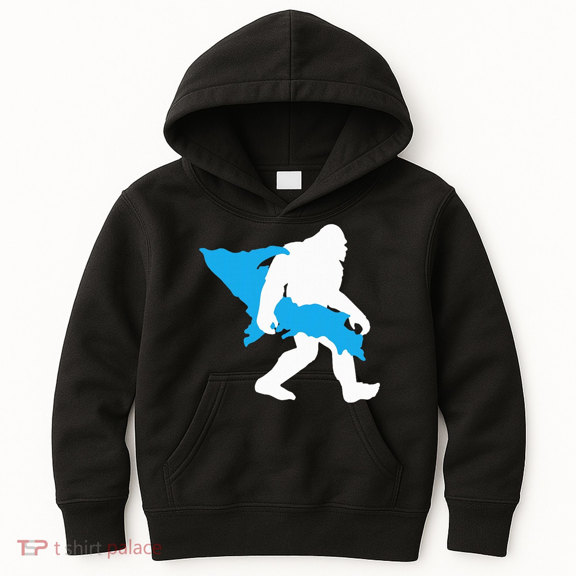 Bigfoot Upper Peninsula Funny Sasquatch Up Mi Kids Hoodie