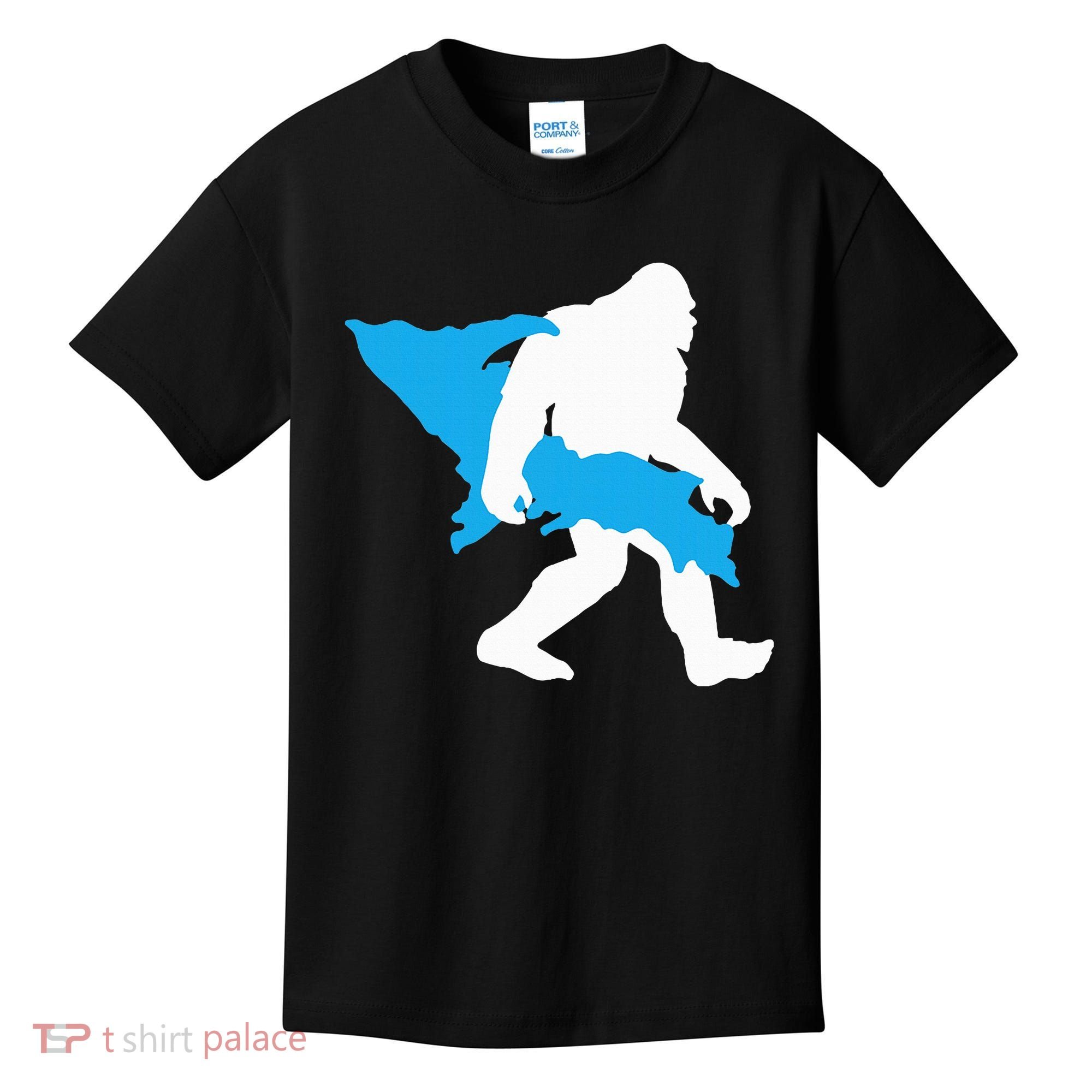 Bigfoot Upper Peninsula Funny Sasquatch Up Mi Kids T-Shirt