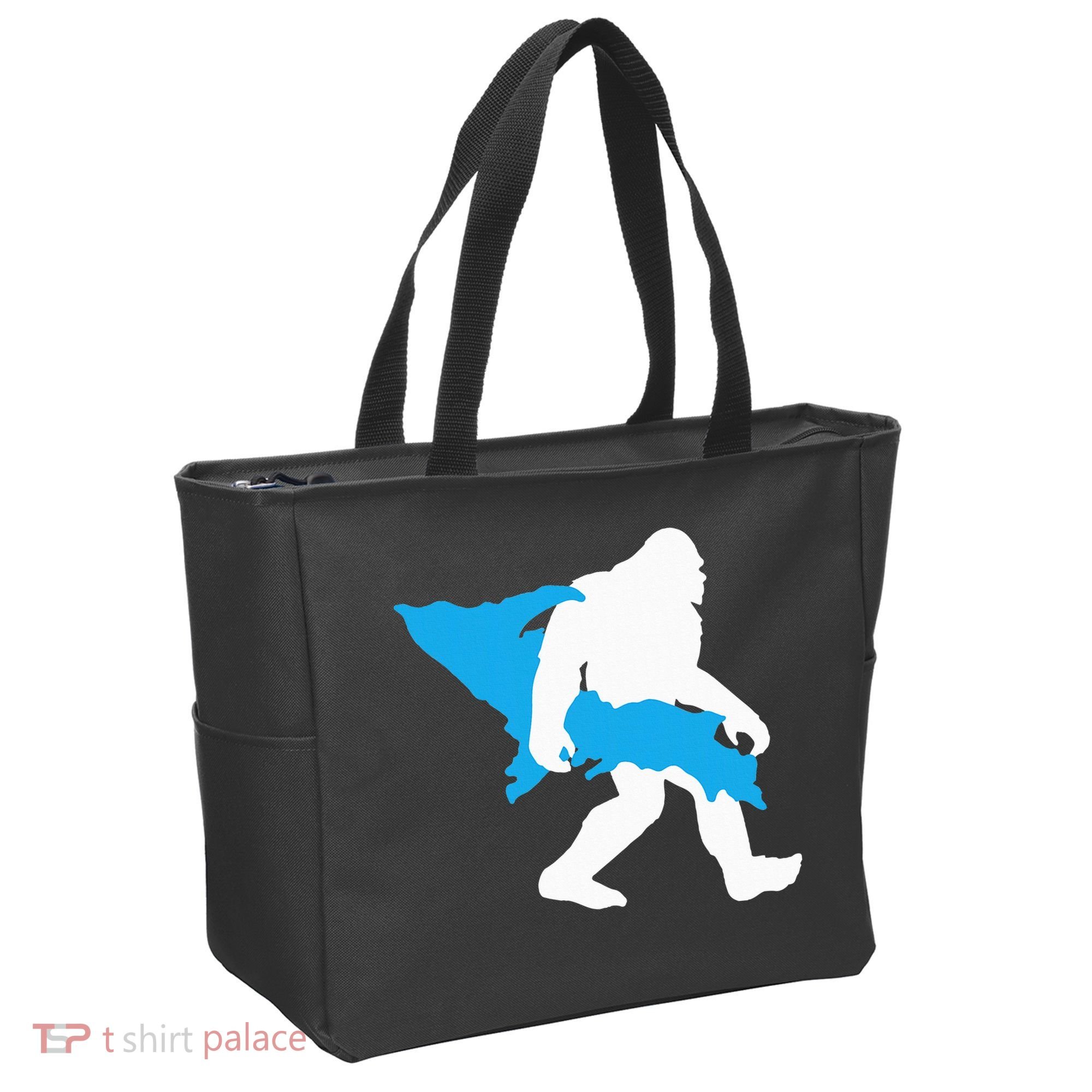 Bigfoot Upper Peninsula Funny Sasquatch Up Mi Tote Bag