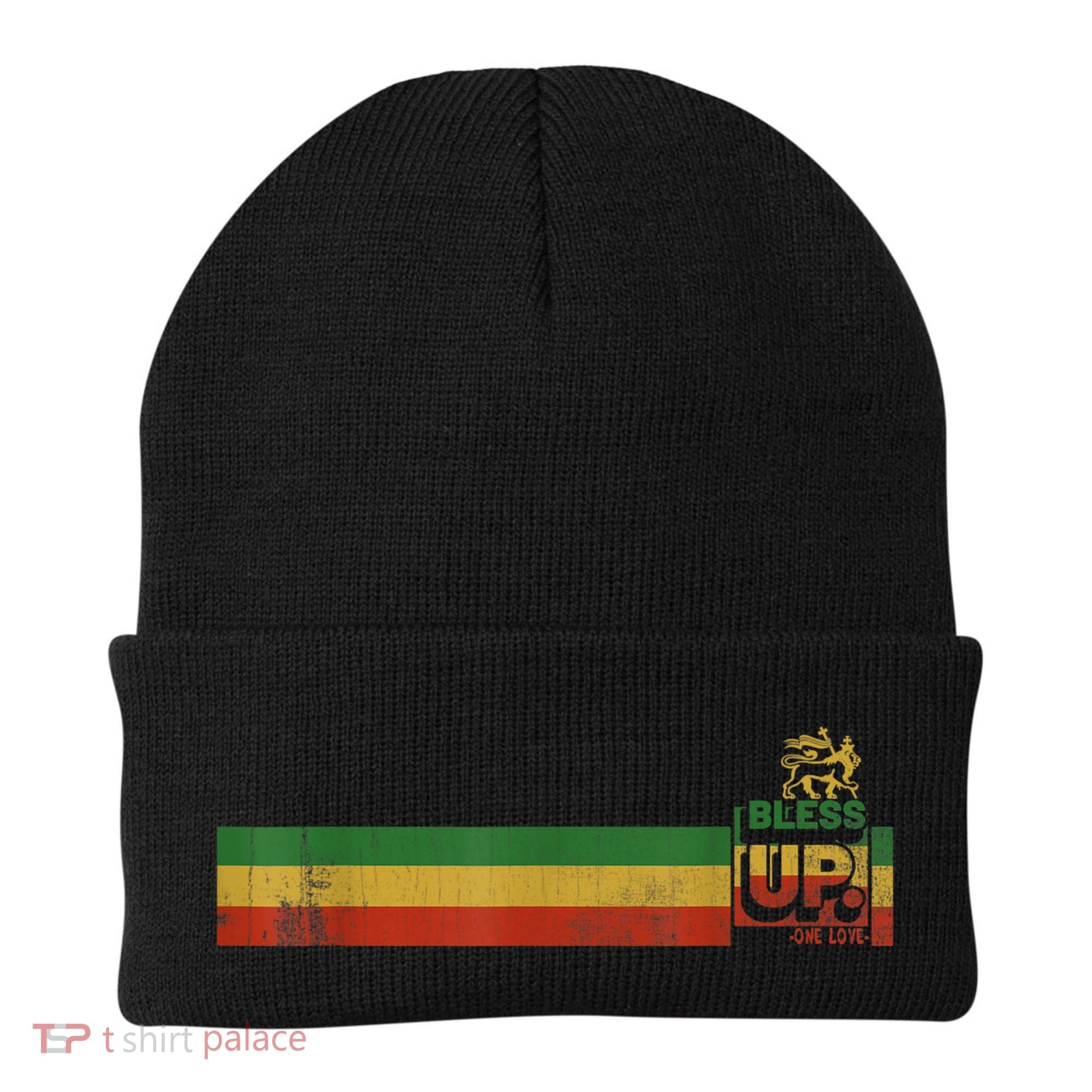 Bless UP Rasta Jamaica Roots Rock Reggae Beanie