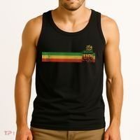 Bless UP Rasta Jamaica Roots Rock Reggae Tank Top thumb 3