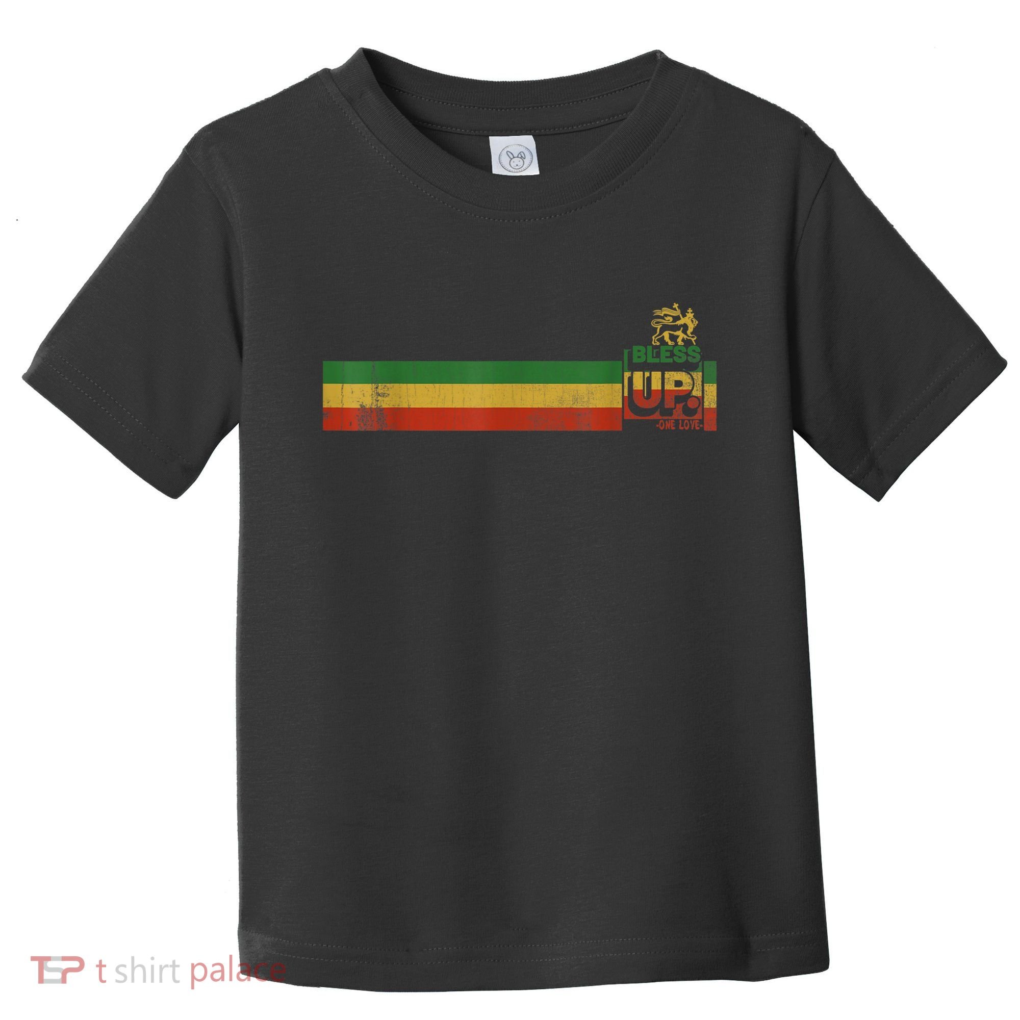 Bless UP Rasta Jamaica Roots Rock Reggae Toddler T-Shirt