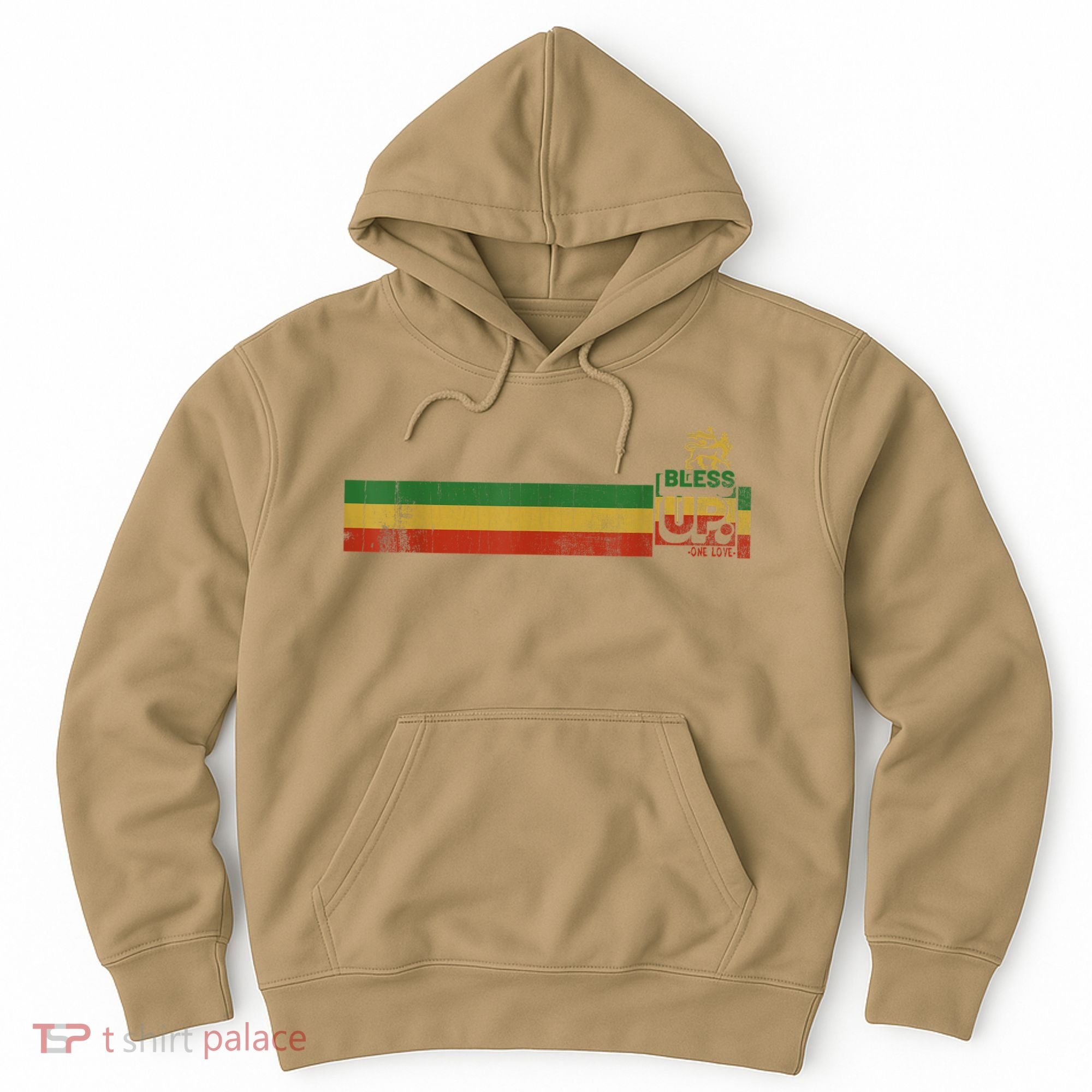 Bless UP Rasta Jamaica Roots Rock Reggae Hoodie