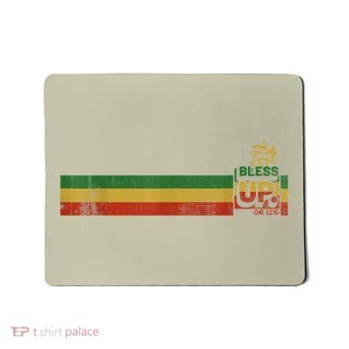 Bless UP Rasta Jamaica Roots Rock Reggae Mousepad