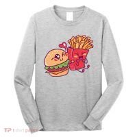 Burger Loves Fries Long Sleeve Shirt thumb 0
