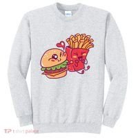 Burger Loves Fries Sweatshirt thumb 0