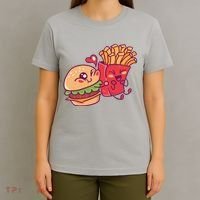 Burger Loves Fries T-Shirt thumb 4
