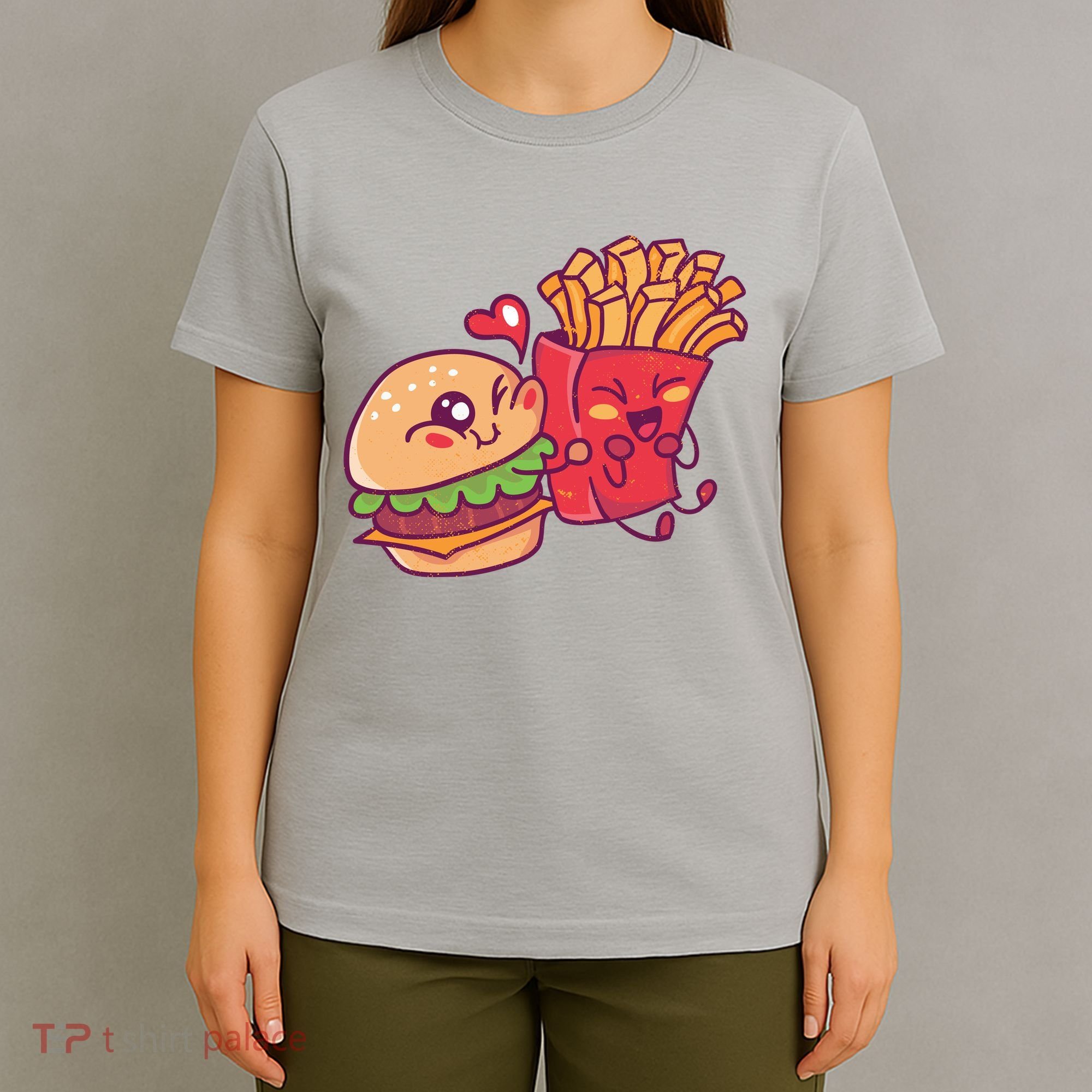 Burger Loves Fries T-Shirt