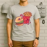 Burger Loves Fries T-Shirt thumb 6